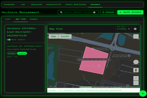AirTouch Geolocation Intelligence Interface